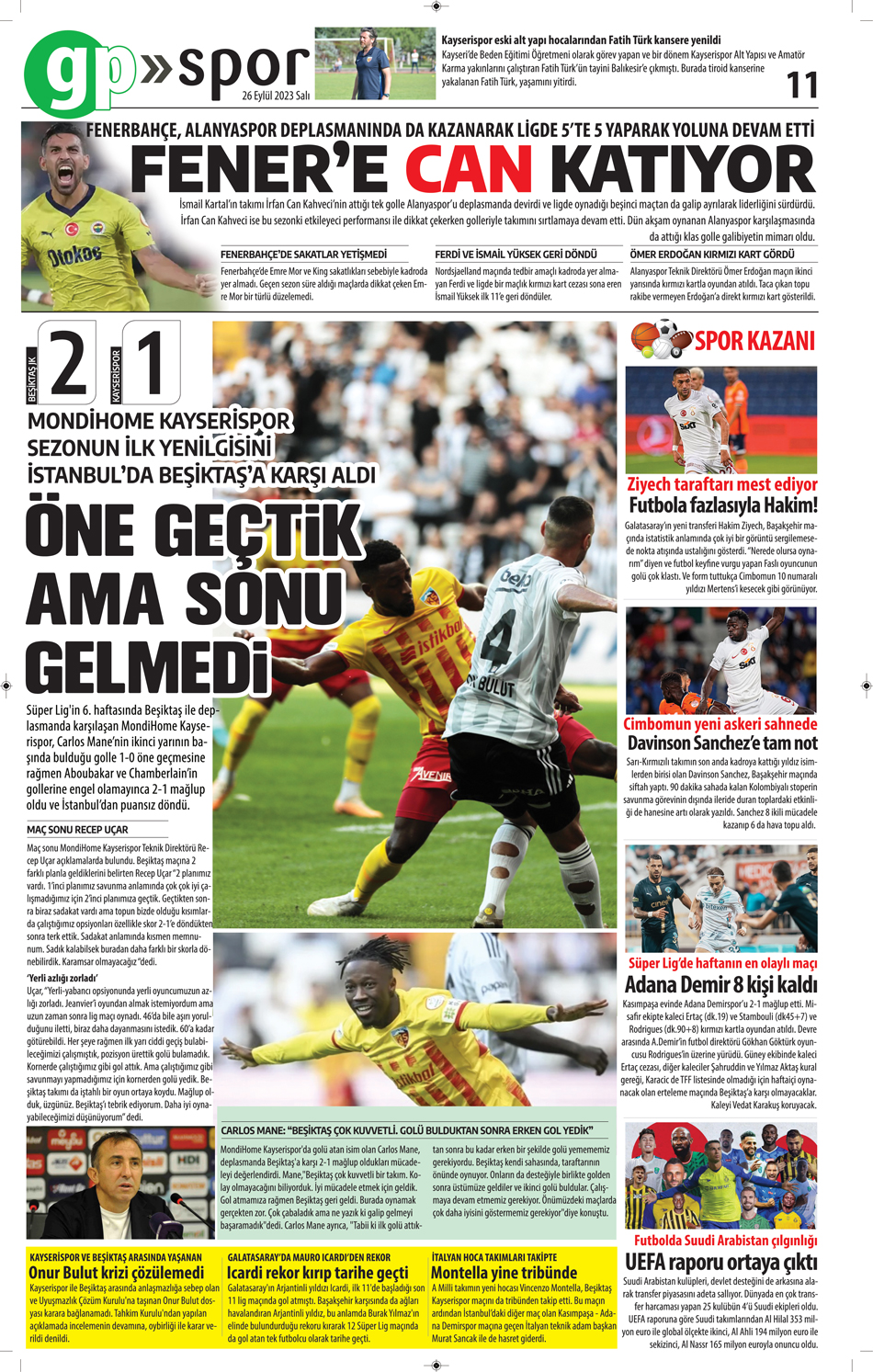 26 EYLÜL 2023