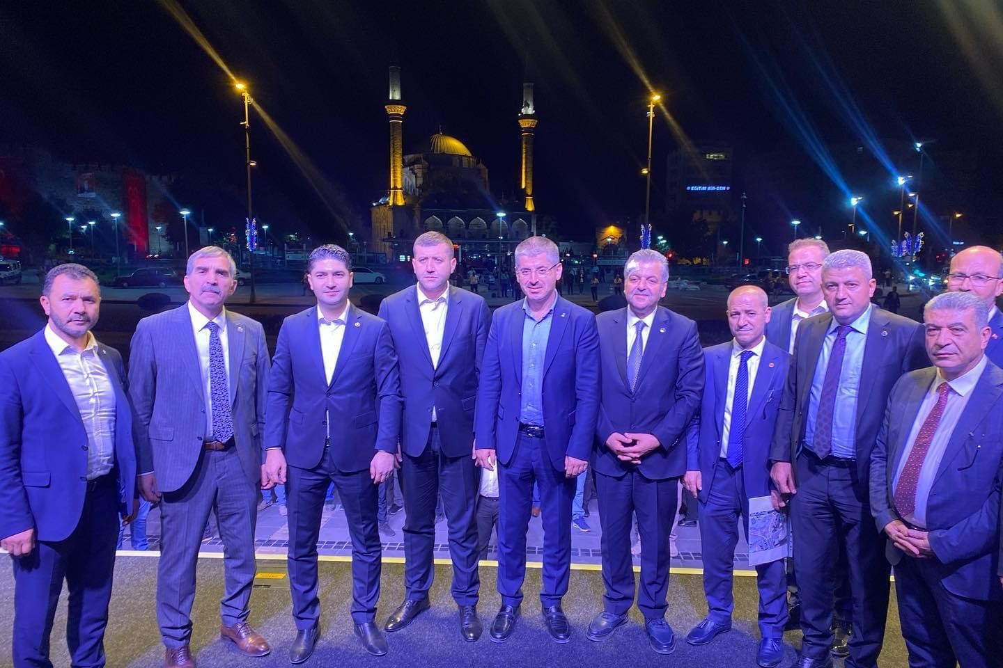 AK Parti İl Teşkilatı’ndan miting öncesi MHP’ye ziyaret!