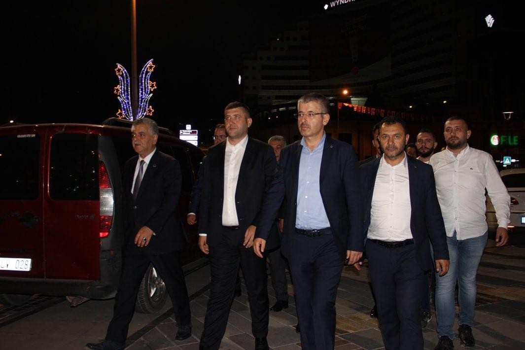 AK Parti İl Teşkilatı’ndan miting öncesi MHP’ye ziyaret!