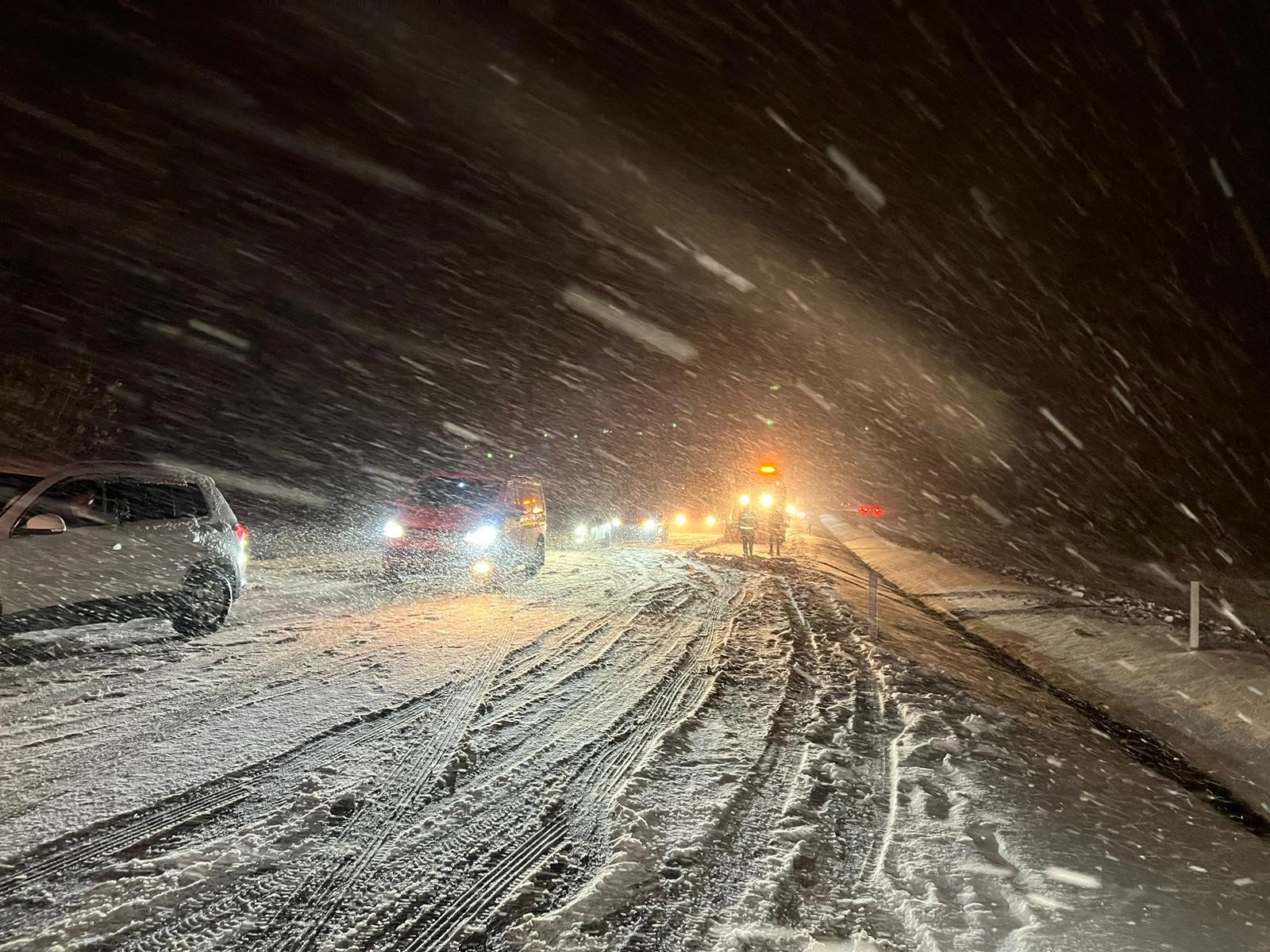 Nevşehir’de kar ulaşımı olumsuz etkiledi!