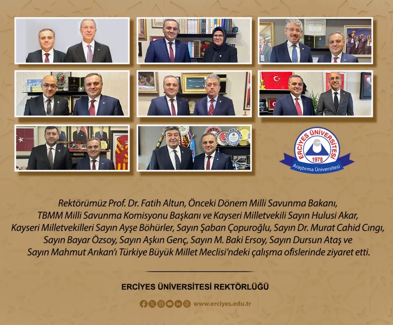 Rektör Fatih Altun'un Ankara çıkarması!