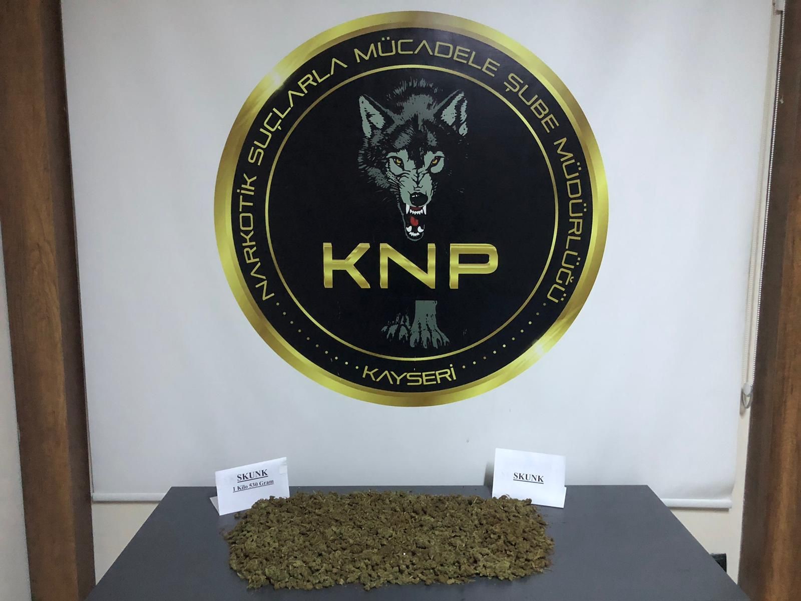 Kayseri'de stepneye zulalanmış 1,5 kilo uyuşturucu ele geçirildi!