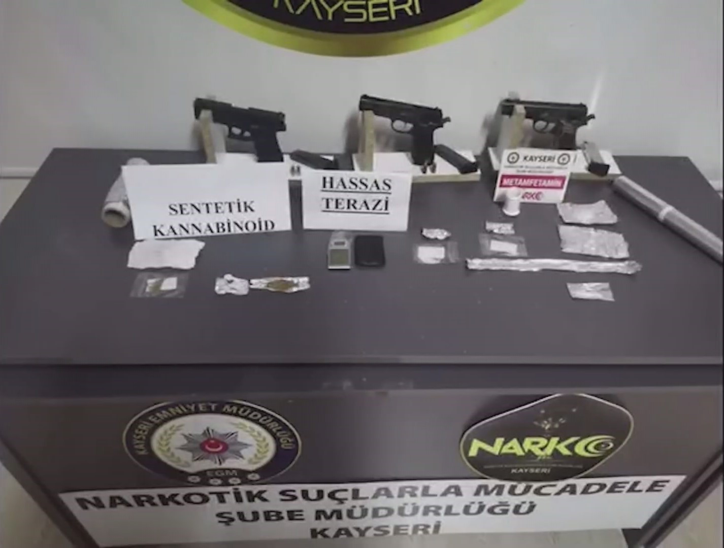 Kayseri polisi uyuşturucuya geçit vermiyor!