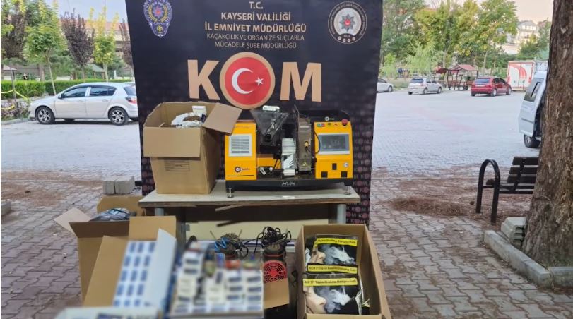 Bünyan'da Kaçakçılıkla Mücadele Operasyonu!