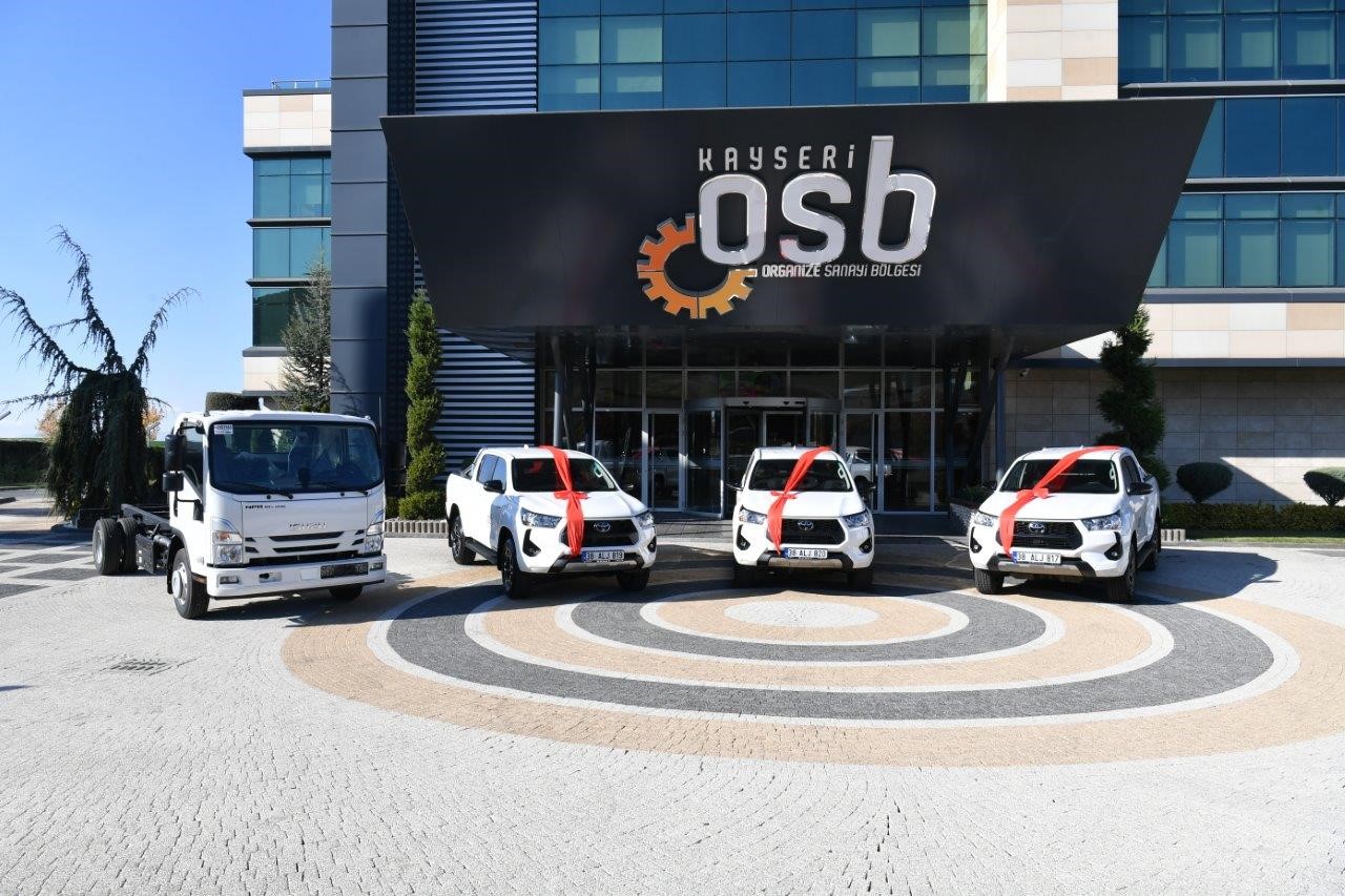Kayseri OSB filosuna 4 yeni hizmet aracı daha eklendi!