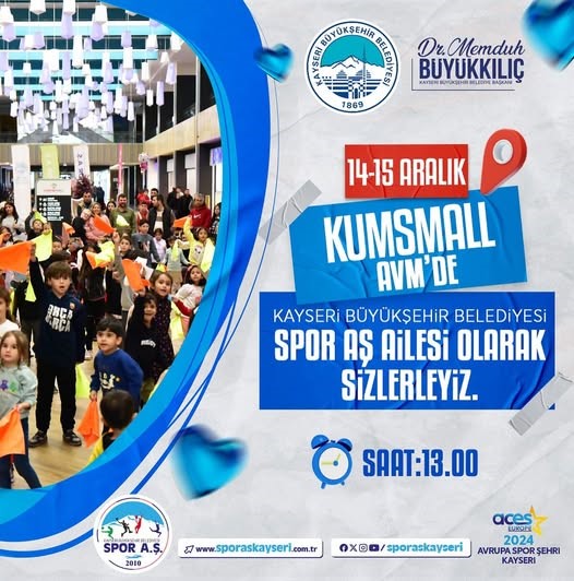 Spor A.Ş.'nin AVM Günleri KUMSmall AVM'de!