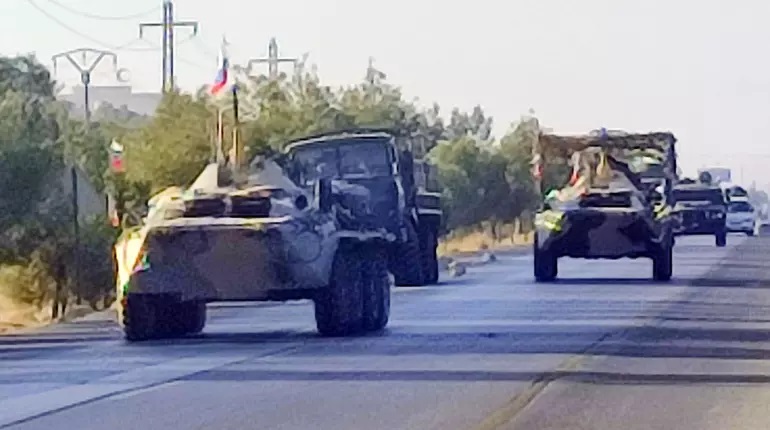 Rus askerlerinin Şam’dan çıkışları görüntülendi!