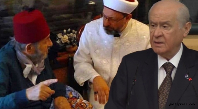 Bahçeli'den Diyanet İşleri Başkanı'nın Mısıroğlu Ziyaretine Tepki: Fesli Münafığı Ziyaret Esef Vericidir.