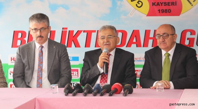 Büyükkılıç;  “Basın Mensuplarına Teşekkür Etti”