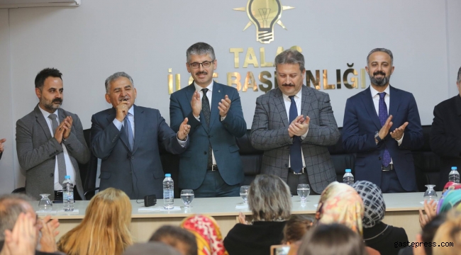 Büyükşehir BELEDİYE BAŞKAN ADAYI DR. MEMDUH BÜYÜKKILIÇ TALAS’TA