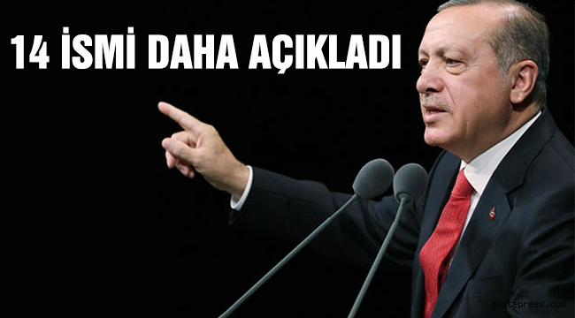 Cumhurbaşkanı Erdoğan, 14 İlin Belediye Başkan Adayını Açıkladı