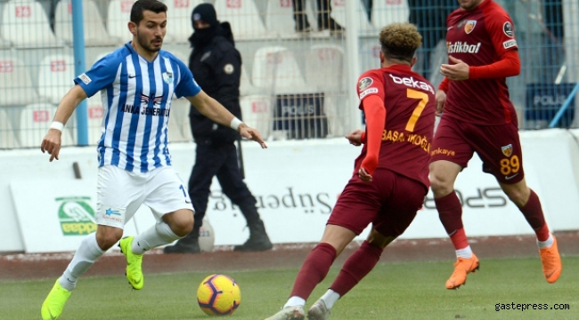 Kayserispor Erzurum'dan 1 puanla dönüyor