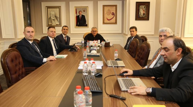 DOĞALGAZ YATIRIMLARI MELİKGAZİ’DE ELE ALINDI.