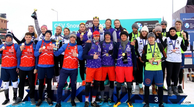 Kar Voleybolu Avrupa Kupası’nın Erciyes Şampiyonları Ruslar Oldu!