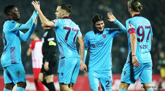 Trabzonspor çeyrek finalde!