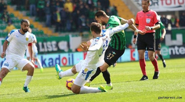 Akhisarspor, Evinde MKE Ankaragücü'ne Diş Geçiremedi
