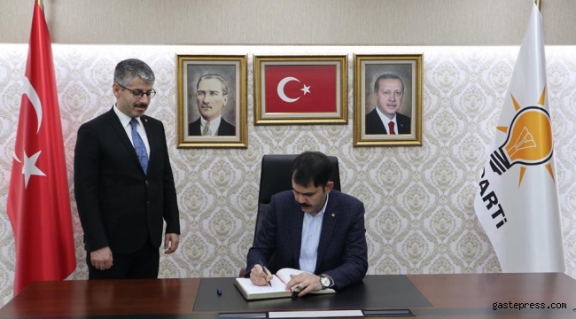 BAKAN KURUM TEŞEKKÜR EDEREK AYRILDI