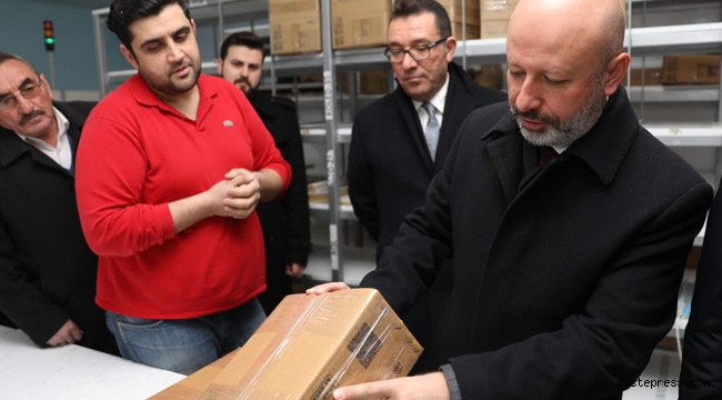Başkan Çolakbayrakdar Matbaacılar Sitesini Gezdi