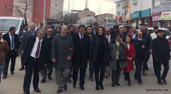 DURSUN ATAŞ, YEŞİLHİSAR'DA COŞKUYLA KARŞILANDI