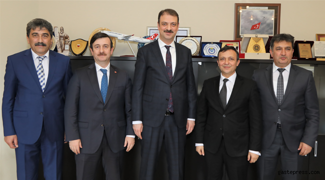 Gençlik ve Spor Bakan Yardımcısı Aksu’dan ERÜ Rektörü Çalış’a Ziyaret