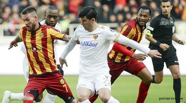 İstikbal Mobilya Kayserispor, Evkur Yeni Malatyaspor'la 1-1 Berabere Kaldı
