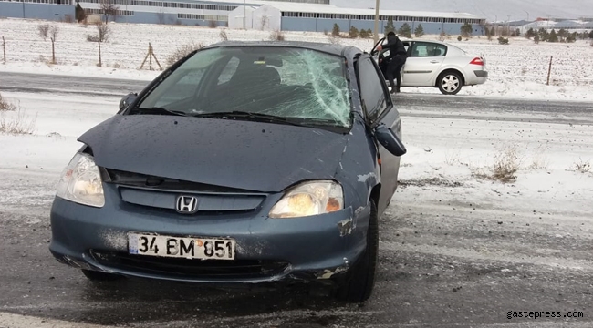 Kayseri'de 3 ayrı trafik kazası : 2 yaralı