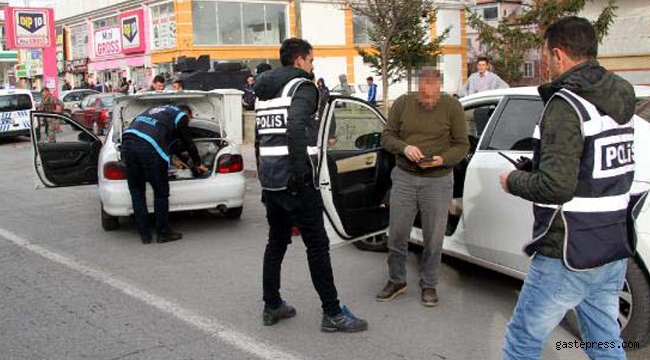 2018'de uyuşturucu alıp, araç kullanan 1048 sürücüye işlem
