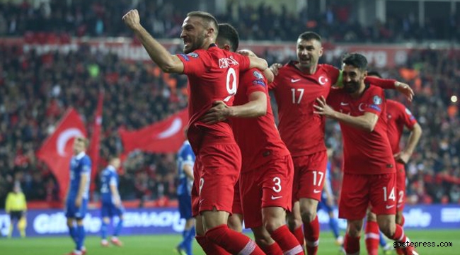 A Milliler, Moldova'yı 4-0 Mağlup Etti