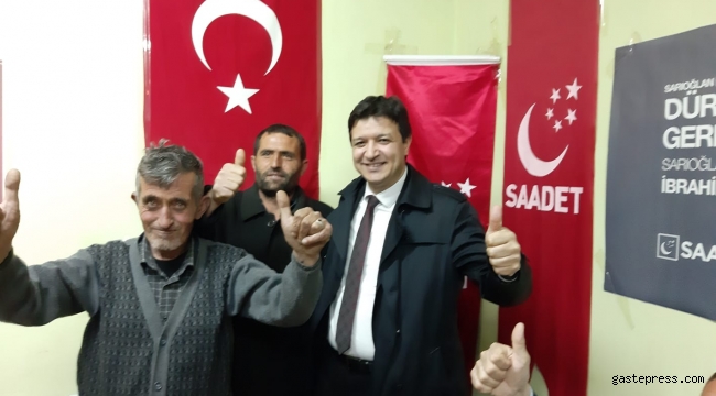 Arıkan: Haklarımızı helal etmiyoruz Palas’daSaadet Partisi coşkusu var