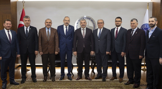 Başkan Gülsoy'dan Belediye Başkanı Çelik'e teşekkür ziyareti