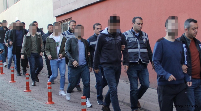 Kayseri’de 14 FETÖ şüphelisi adliyede