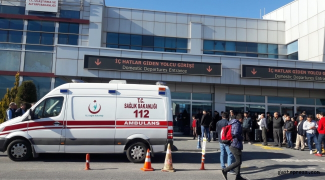 Kayseri Havalimanı'nda polis, mesai arkadaşını yaralayıp intihara kalkıştı