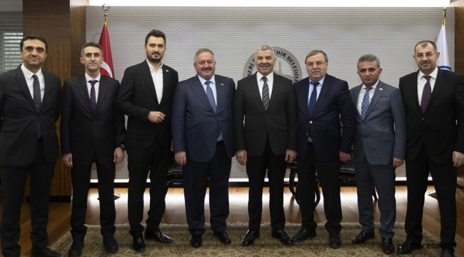 Kayseri OSB’nin yeni yönetimi Başkan Çelik’i ziyaret etti