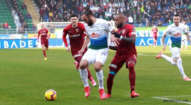 Kayserispor Rize'de kayıp