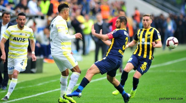 Fenerbahçe, Ankaragücü ile 1-1 Berabere Kaldı