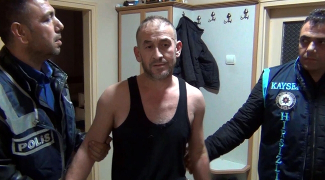 Hırsızlıktan aranan hükümlü, kapının arkasında bulundu