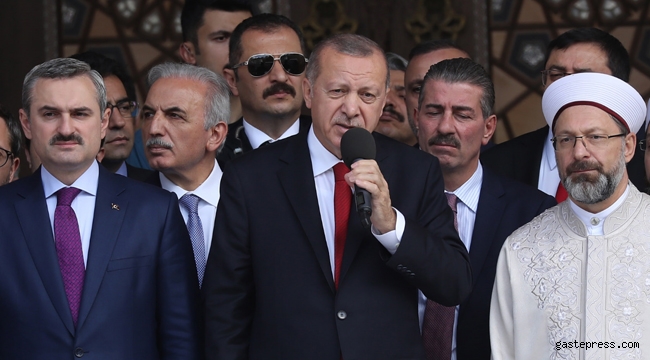 Cumhurbaşkanı Erdoğan, Cami Açılışında Konuştu: Hırsızlara Bu İşi Bırakmayacağız