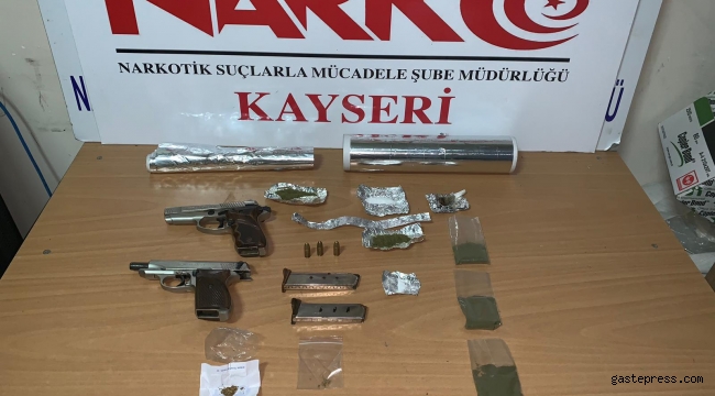 Kayseri'de uyuşturucu operasyonu: 4 gözaltı