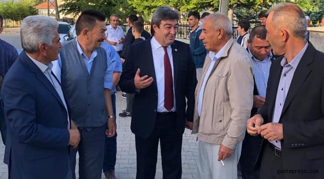 Dursun Ataş, partililerinin bayramlaşma programına katıldı