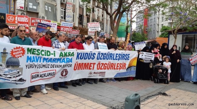 FİLİSTİN İŞGAL ALTINDAYSA TÜM MÜSLÜMANLAR İŞGAL ALTINDADIR!