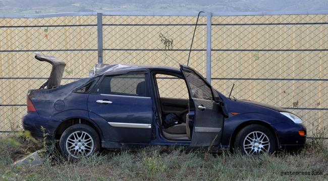 Kayseri'de otomobil şarampole yuvarlandı: 5 yaralı