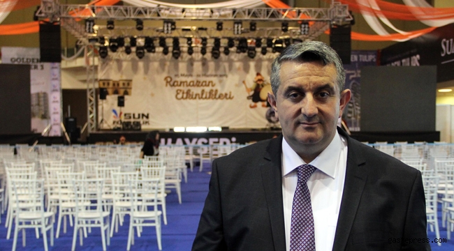 Kayseri'de Ramazan sokağını 1 milyon 200 bin kişi ziyaret etti
