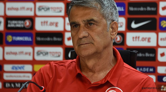 Şenol Güneş'ten açıklama Bizim asıl rakibimiz İzlanda