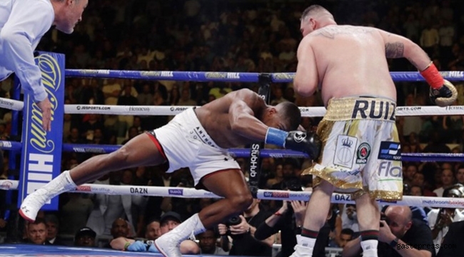 Şişman çocuk Ruiz, Joshua'yı nakavt etti