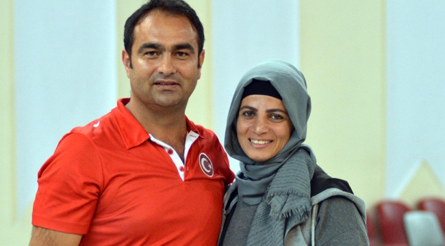 Tekvandocu 23 yıllık eş, birbirlerine rakip oldu