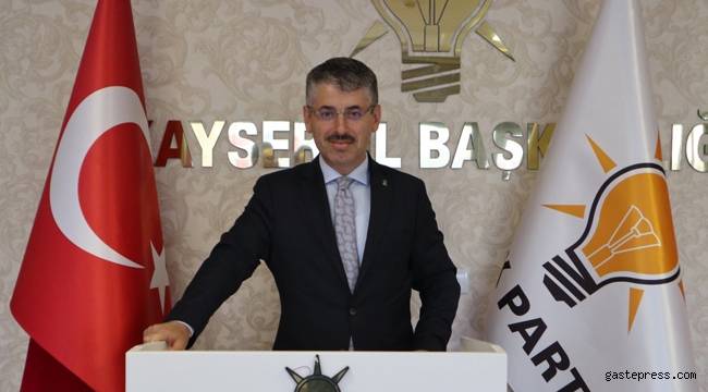Ak Parti İl Başkanı Şaban Çopuroğlu’nun 15 Temmuz Demokrasi ve Milli Birlik Günü mesajı