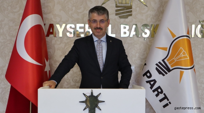 AK Parti İl Başkanı Şaban Çopuroğlu’nun ‘’Gazeteciler ve Basın Bayramı’’ Mesajı