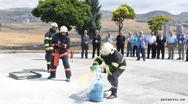 Ankara İtfaiyesi’nden Din Görevlilerine Yangın Eğitimi!