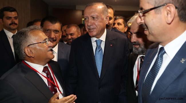 Başkan Büyükkılıç, Cumhurbaşkanı Erdoğan ile görüştü!