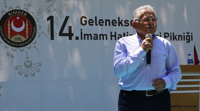 Başkan Büyükkılıç, Kayseri İmam Hatip Lisesi Mezunlarının pikniğine katıldı!
